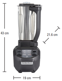 Blender / mješač Hamilton Beach HBB255S-CE Rio®, s inox vrčem