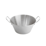 Kitchen bowl with handles, stainless steel - Image 2
