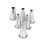 Set za ukrašavanje, krug, 6 kom, inox