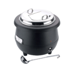 Electric soup warmer 10 liters, black