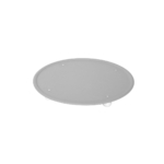 Aluminium plate 45 cm with feet