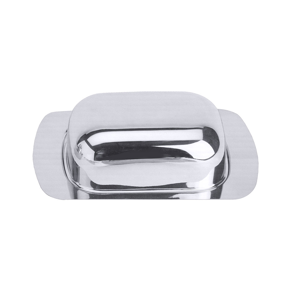 6076 Butter dish stainless steel - Image 1